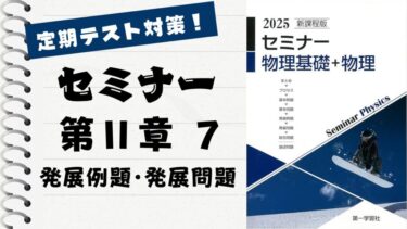 セミナー物理基礎＋物理2025」徹底解説！【第 Ⅱ 章 7】基本問題191